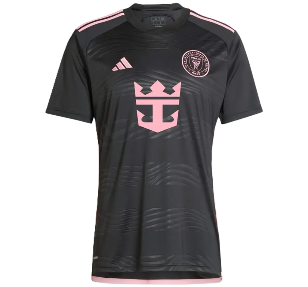 Ao Adidas Inter Miami CF 23/24 Away Jersey 'Black Pink' IS4877