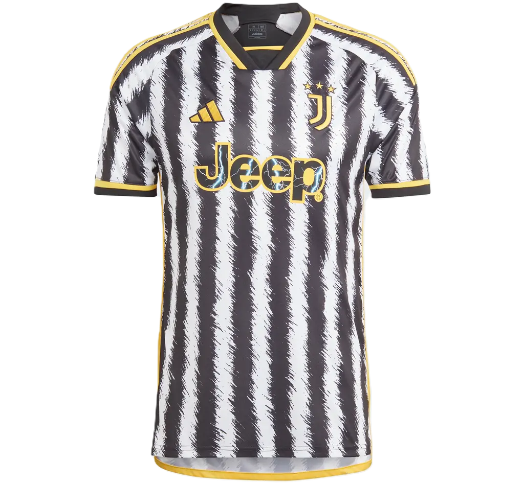 Ao Adidas Juventus 23/24 Home Jersey 'Black White' HR8256