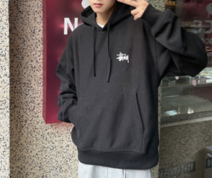 Ao Stussy Basic SS22 Hoodie 'Black'