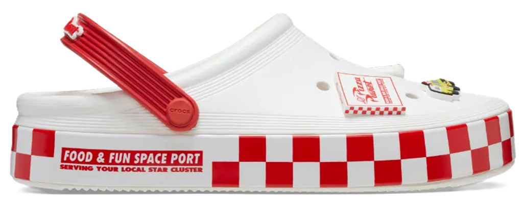 Dep Crocs Off-Court Clog x Toy Story 'Pizza Planet' 209816-100