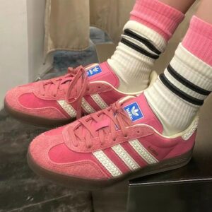 Giay Adidas Gazelle Indoor 'Pink Cloud White' IF1809
