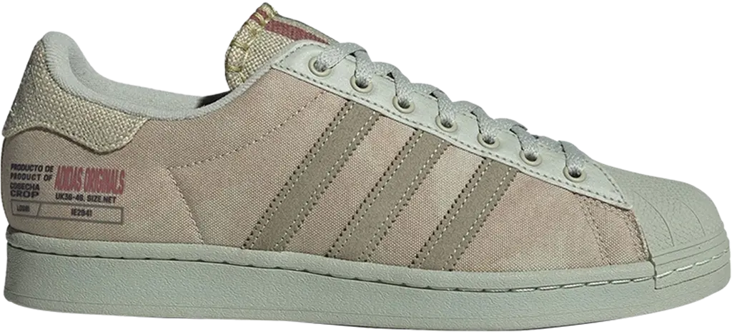 Giay Adidas Originals Superstar 'Green Brown' IE2941
