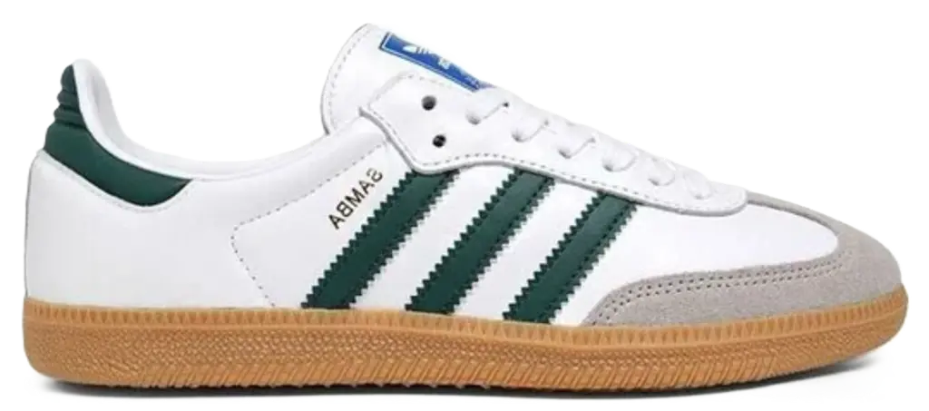 Giay Adidas Samba OG ‘White Collegiate Green Gum’ IE3437