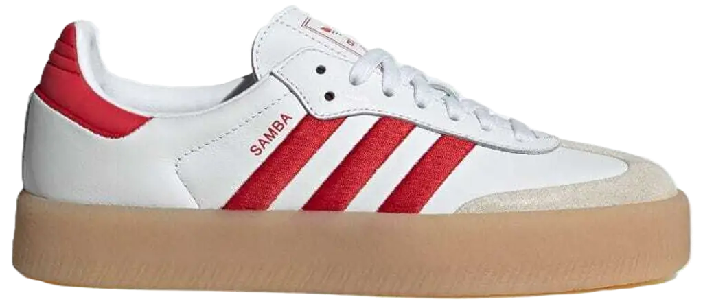 Giay Adidas Sambae ‘White Better Scarlet Gum’ ID0438