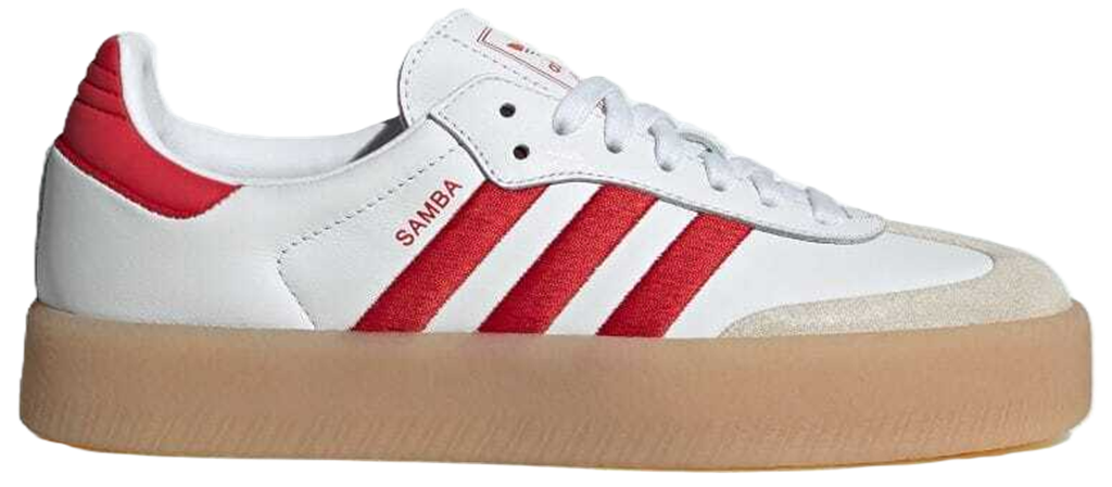 Giay Adidas Sambae ‘White Better Scarlet Gum’ ID0438