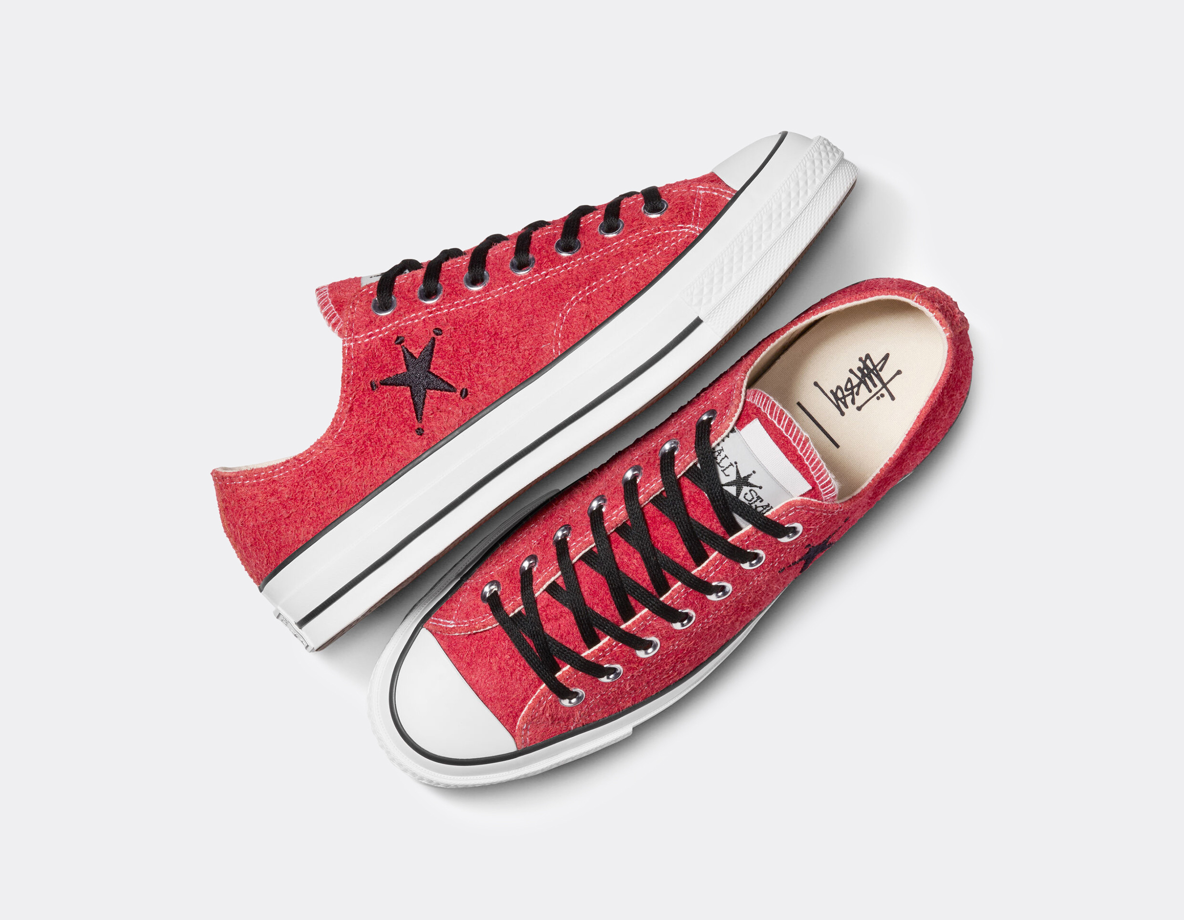 Giay Converse Chuck Taylor All Star 70 'Stussy Poppy Red' A07664C