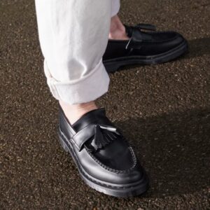 Giay Dr.Martens Adrian Mono Leather Loafers 'Black' 30637001