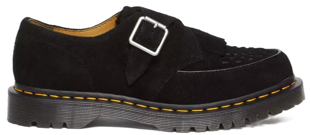 Giay Dr.Martens Ramsey Suede Kiltie Buckle 'Black' 31501001