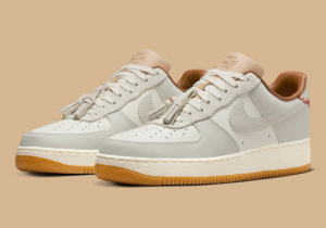 Giay Nike Air Force 1 Low 'Tassels Light Bone' HF5697-001