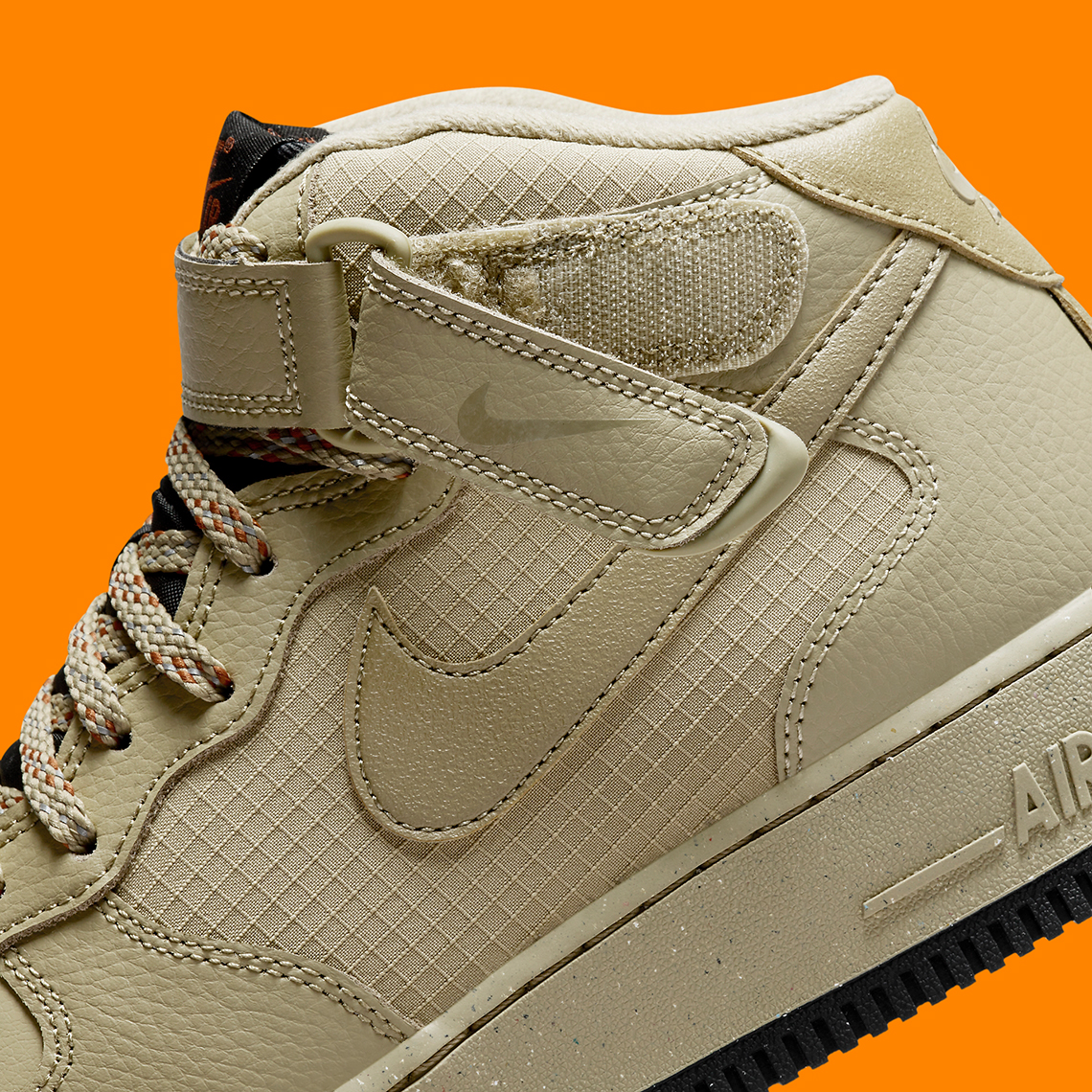 Giay Nike Air Force 1 Mid '07 'Khaki Black Nylon' FB8881-200
