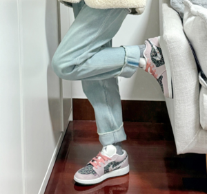 Giay Nike Air Jordan 1 Low GS 'Canvas Floral' FJ3445-001