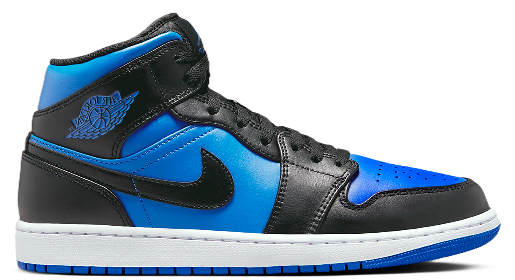 Giay Nike Air Jordan 1 Mid 'Blue Black' DQ8426-042