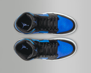 Giay Nike Air Jordan 1 Mid 'Blue Black' DQ8426-042