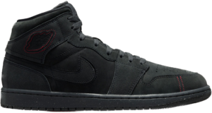 Giay Nike Air Jordan 1 Mid SE Craft 'Dark Smoke Red' FD8634‑001