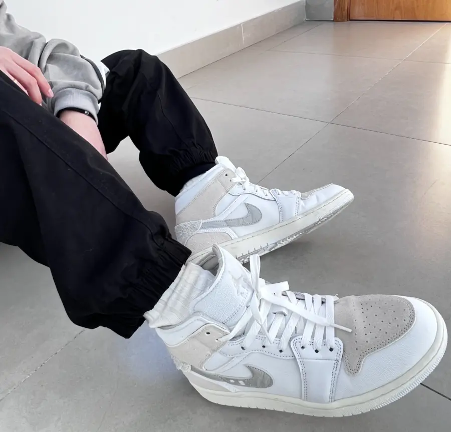 Giay Nike Air Jordan 1 Mid SE Craft ‘White Sail’ DM9652-120