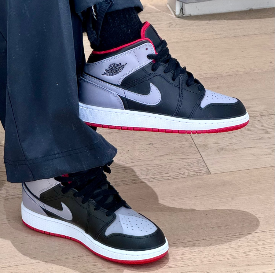 Giay Nike Air Jordan 1 Mid 'Shadow Fire Red' DQ8426-006