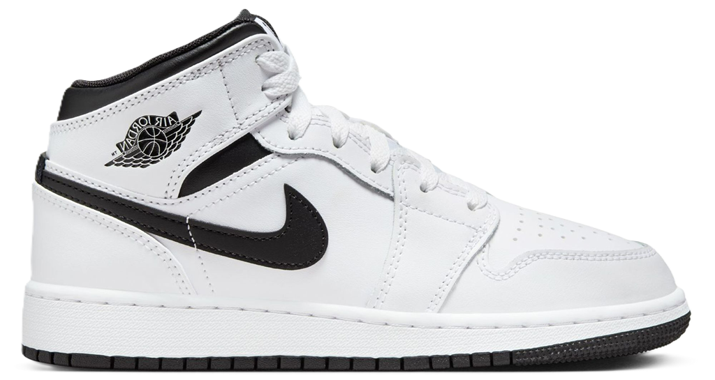 Giay Nike Air Jordan 1 Mid 'White Black' DQ8423-132