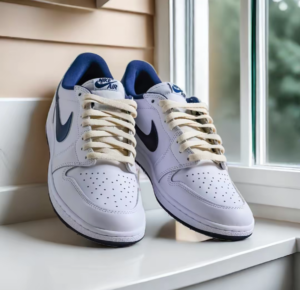 Giay Nike Air Jordan 1 Retro Low 85 ‘Metallic Blue’ FB9933-141