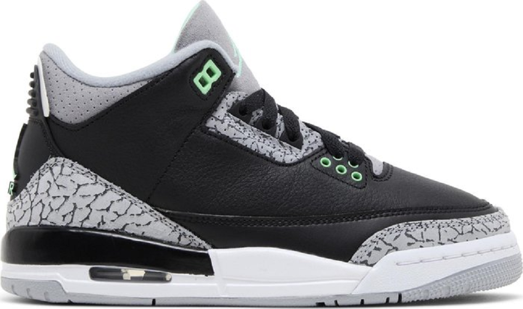 Giay Nike Air Jordan 3 Retro GS 'Green Glow' DM0967-031