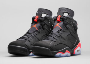 Giay Nike Air Jordan 6 Retro 'Infrared Black' 2014 384664-023