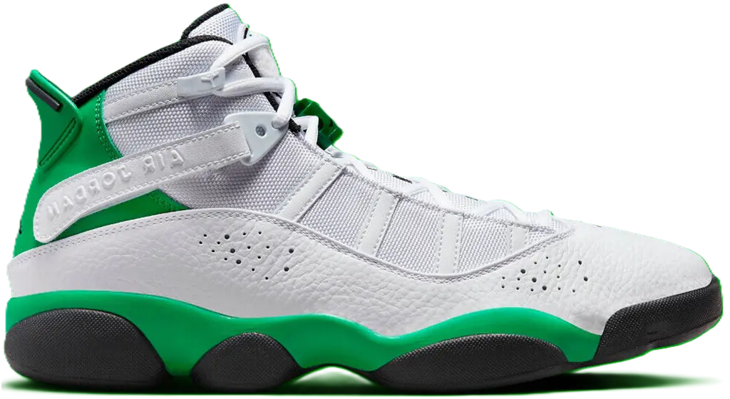 Giay Nike Air Jordan 6 Rings 'Lucky Green' 322992-131