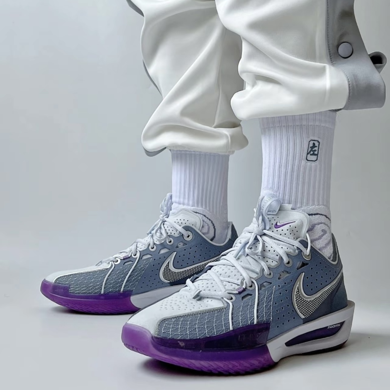 Giay Nike Air Zoom G.T. Cut 3 EP 'Grey Purple' DV2918-400