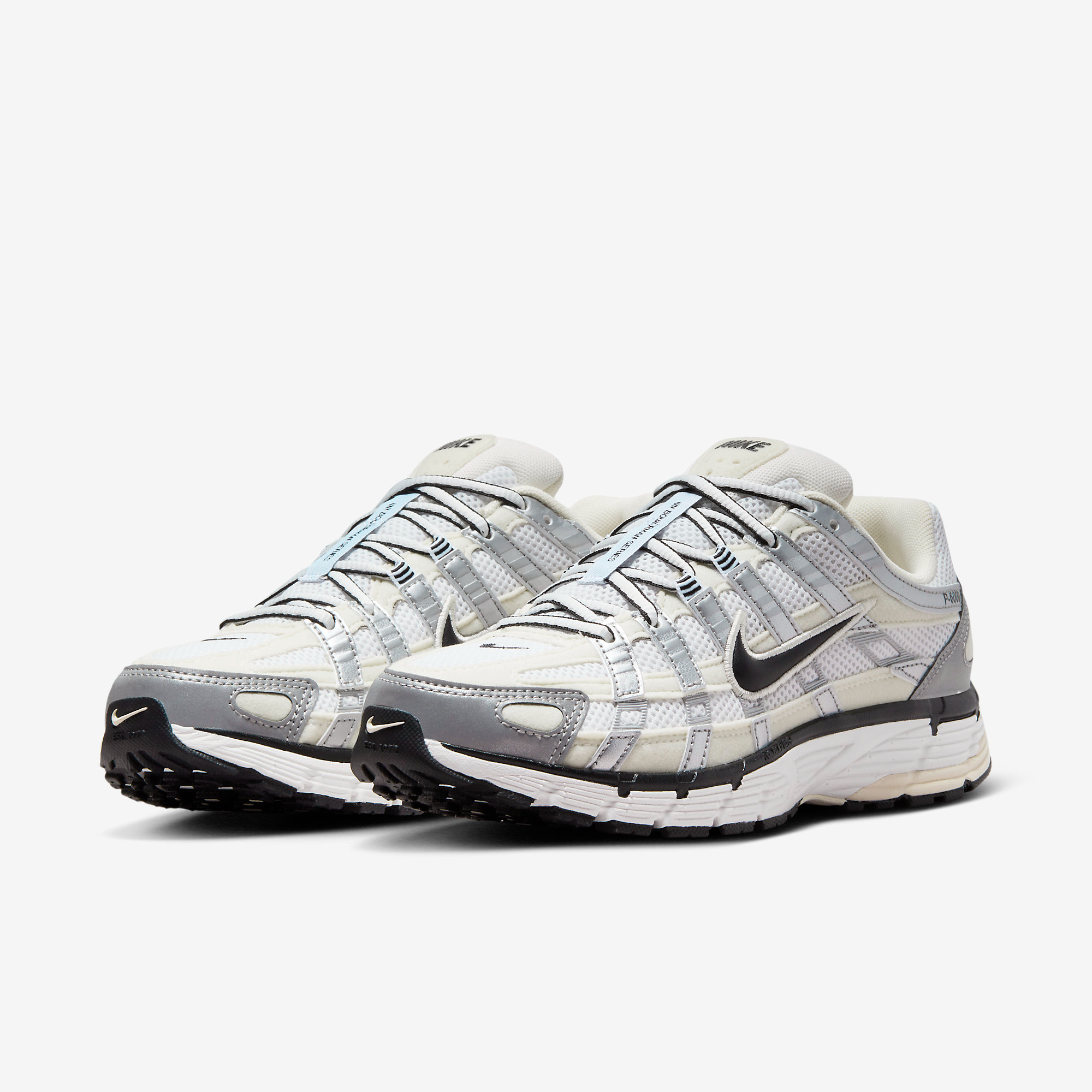 Giay Nike P-6000 'Coconut Milk Metallic Silver' FV6603-100