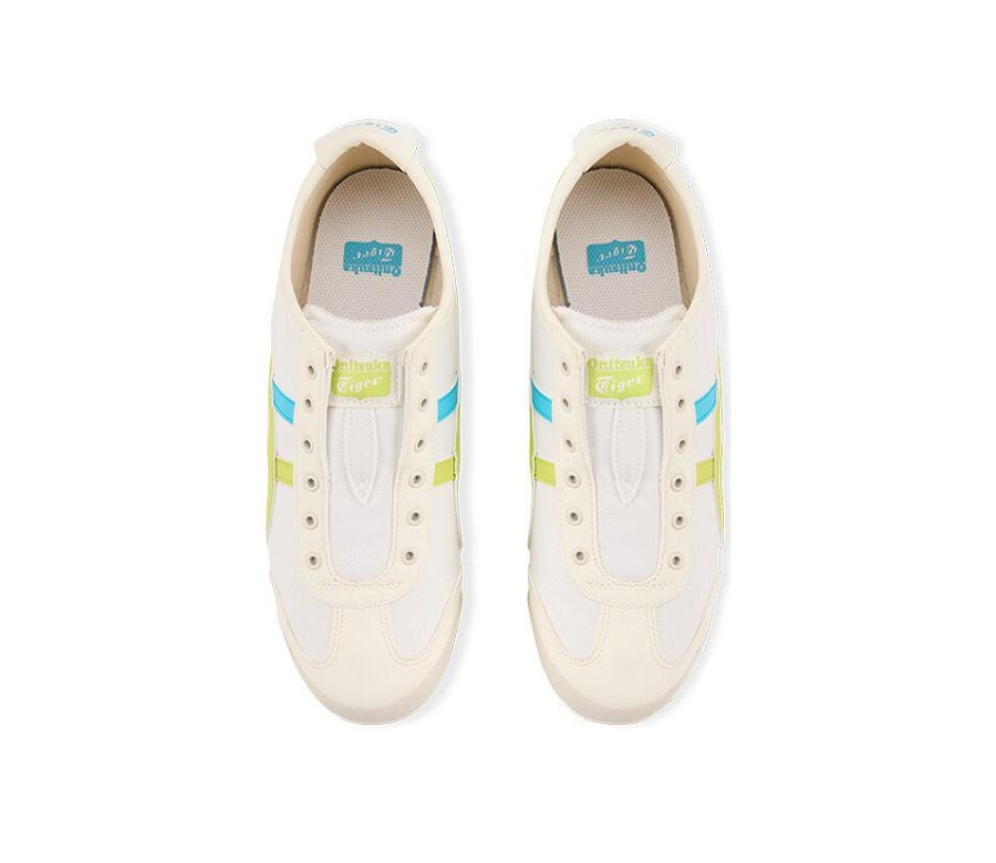 Giay Onitsuka Tiger Mexico 66 Slip On 'Cream Neon Lime' 1183A360-124