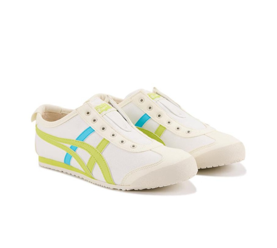 Giay Onitsuka Tiger Mexico 66 Slip On 'Cream Neon Lime' 1183A360-124