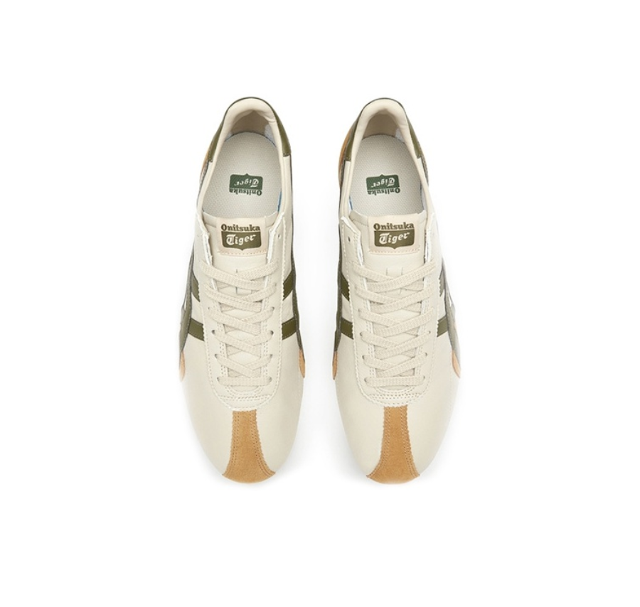 Giay Onitsuka Tiger Runspark 'Beige Olive Mustard' 1183B480-200