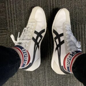 Giay Onitsuka Tiger Runspark 'White Black' D201L-100