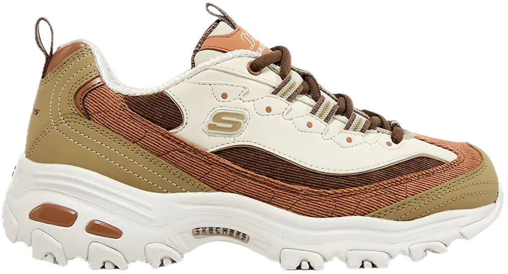 Giay Skechers D'Lites 1.0 'Cream Brown' 149906‑TPNT