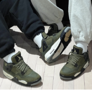 Giay Nike Air Jordan 4 Retro SE GS 'Craft - Olive' FB9928-200