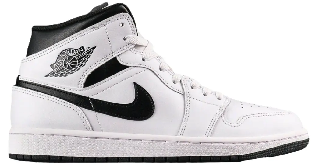 Giày Nike Air Jordan 1 Mid 'White Black' DQ8426-132