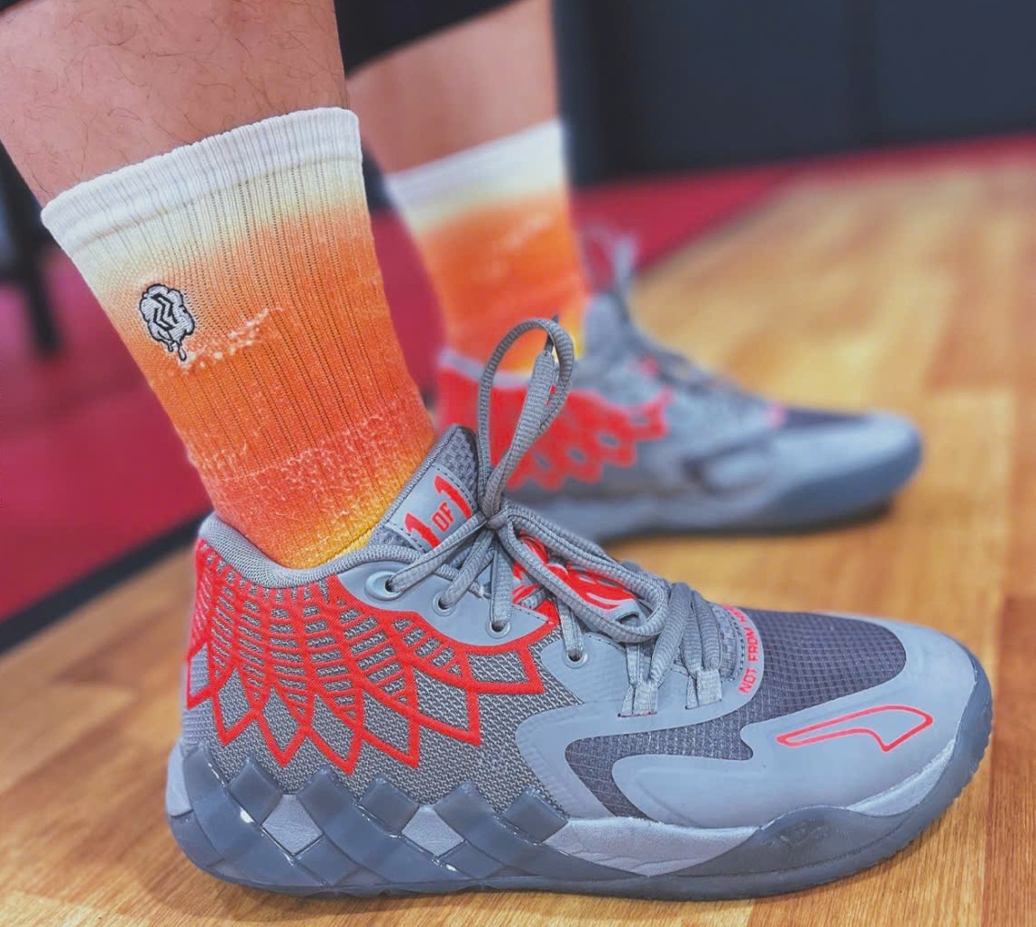 Alternative view of Giày Puma MB.01 GS 'Rock Ridge Red' 376886-09