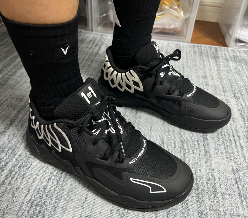 Giày Puma LaMelo Ball MB.01 Lo 'Black White' 376941-12 - Ảnh 3