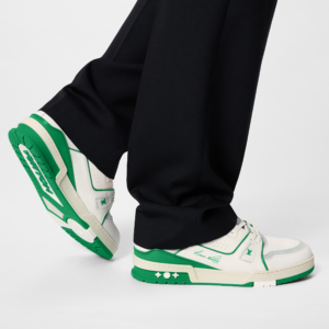 Giay Louis Vuitton LV Trainers 'Green' 1ABFAY