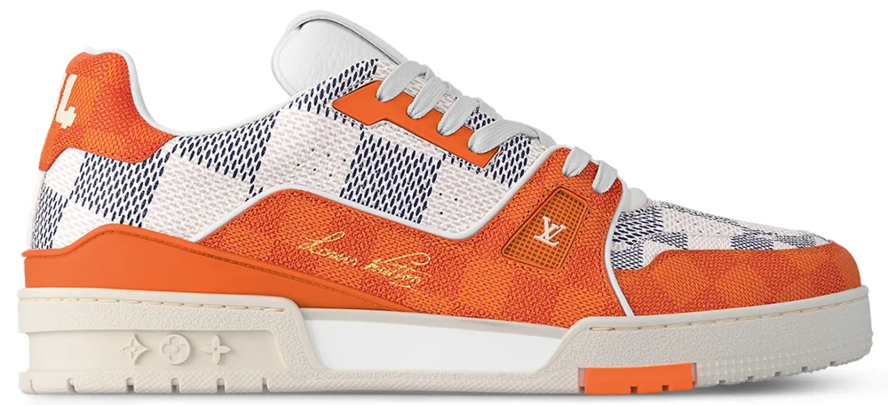 Giay Louis Vuitton LV Trainers 'Orange' 1AC56J