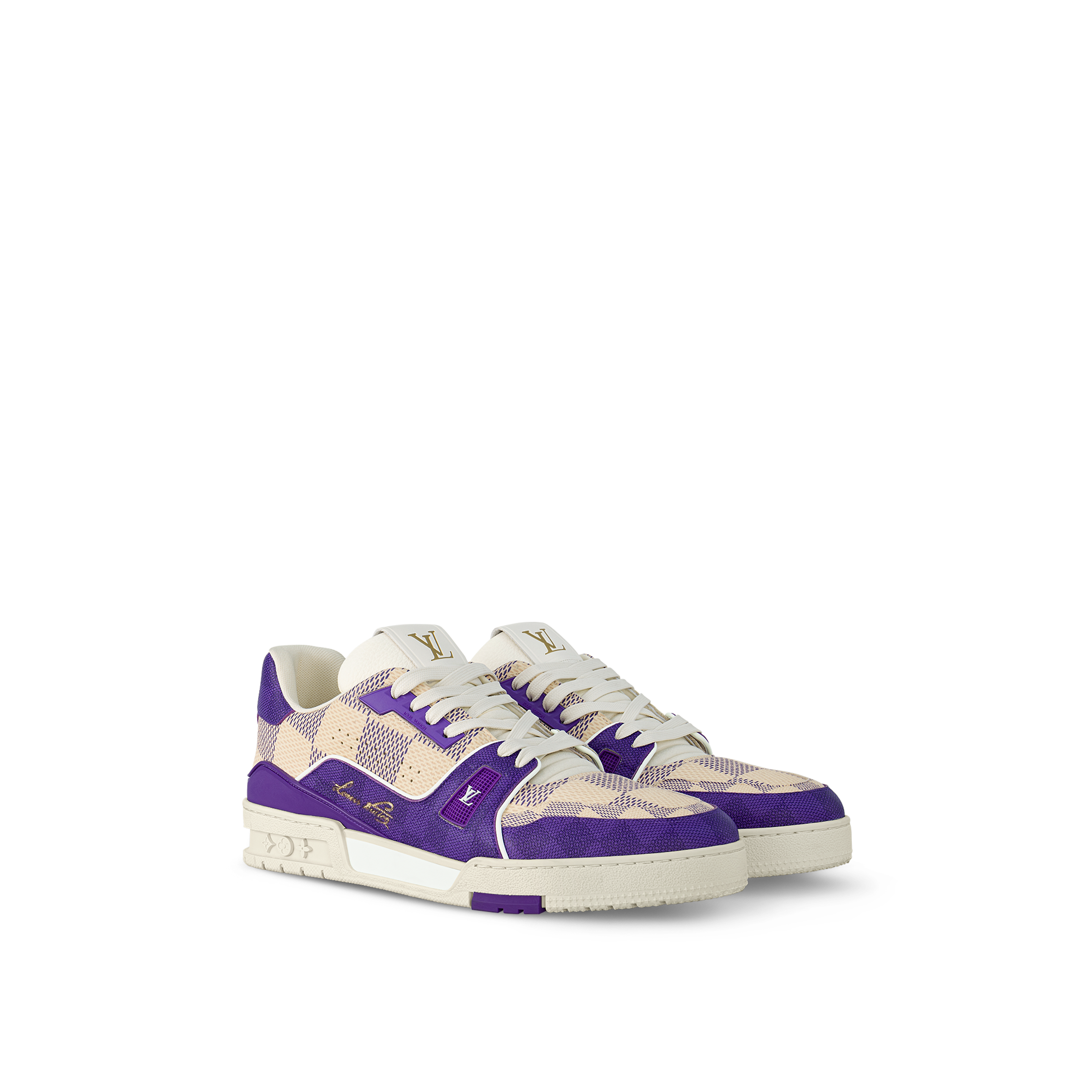 Giay Louis Vuitton LV Trainers 'Purple' 1AC579