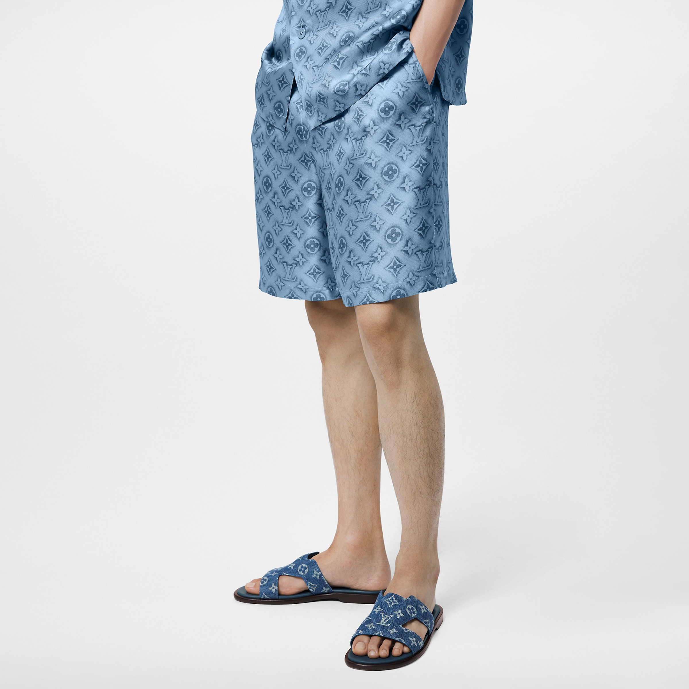 Dep Louis Vuitton LV Oasis Mules 'Blue' 1AC69P