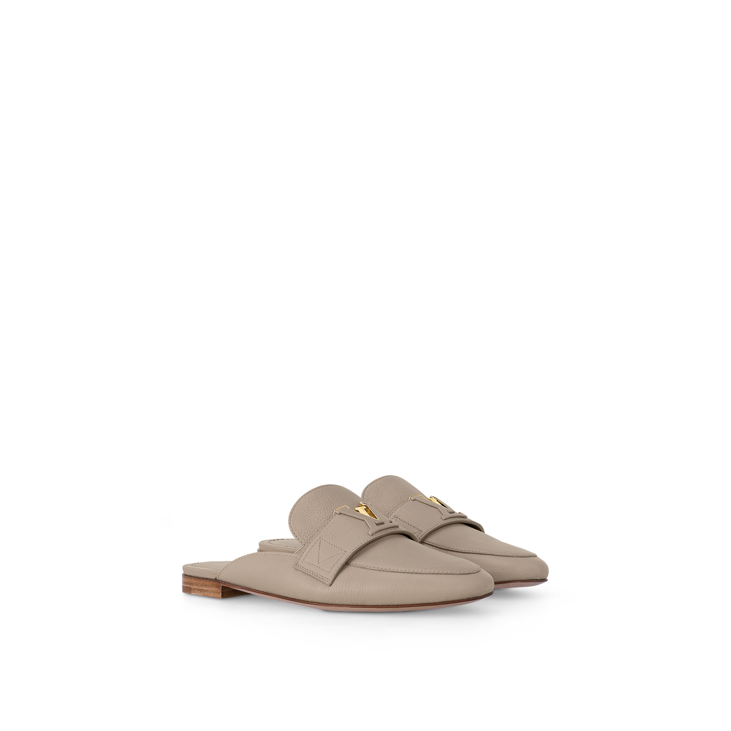 Dep Louis Vuitton LV Capri Open Back Loafers 'Grey' 1AC7QF