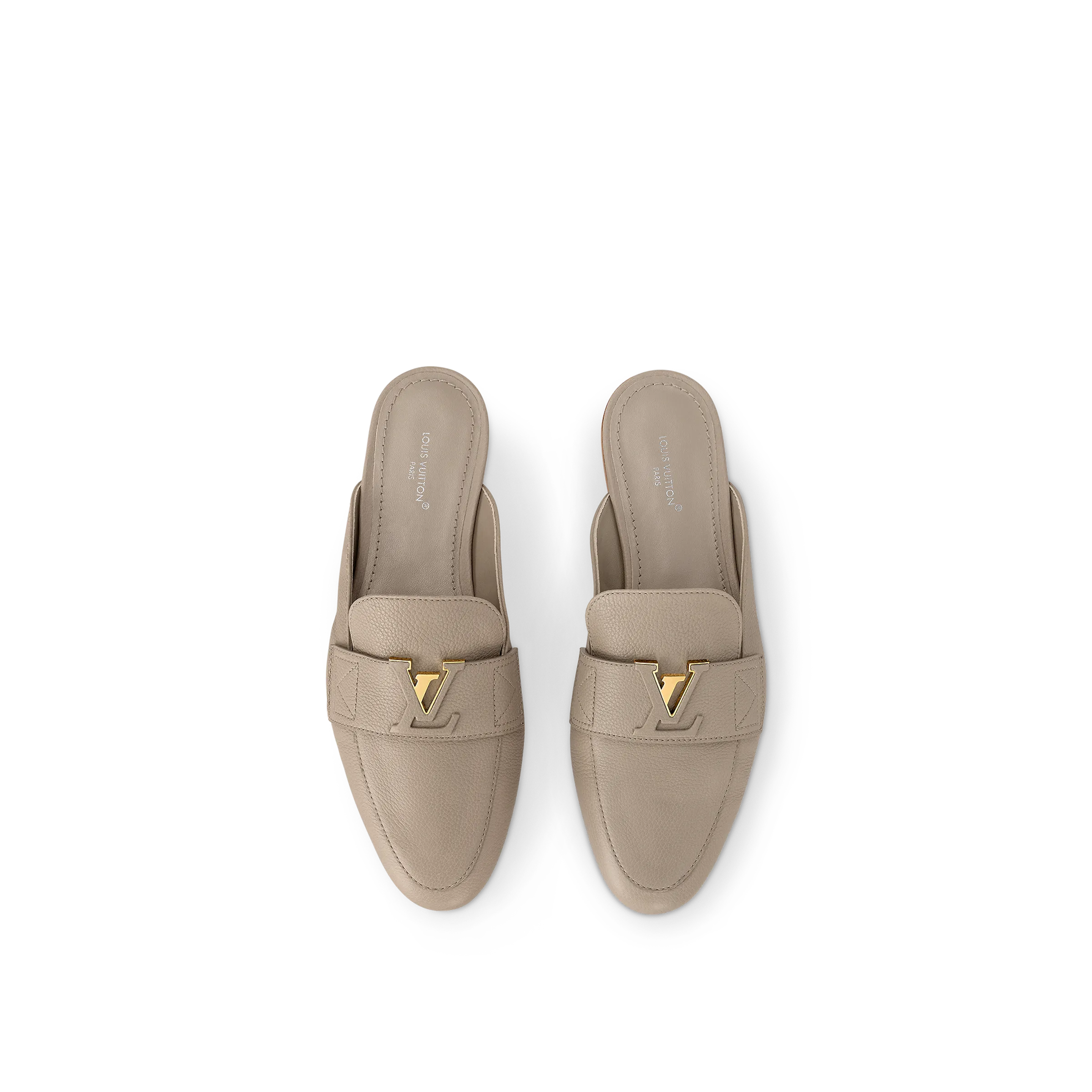 Dep Louis Vuitton LV Capri Open Back Loafers 'Grey' 1AC7QF