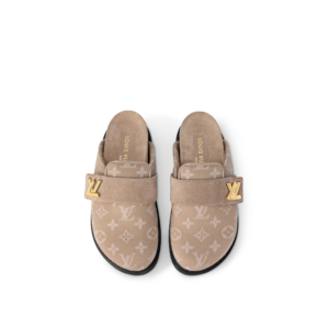 Dep Louis Vuitton LV Cosy Flat Comfort Clogs 'Beige' 1AC9MU