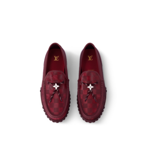 Giay Louis Vuitton LV Racer Mocassins 'Bordeaux' 1ACE97