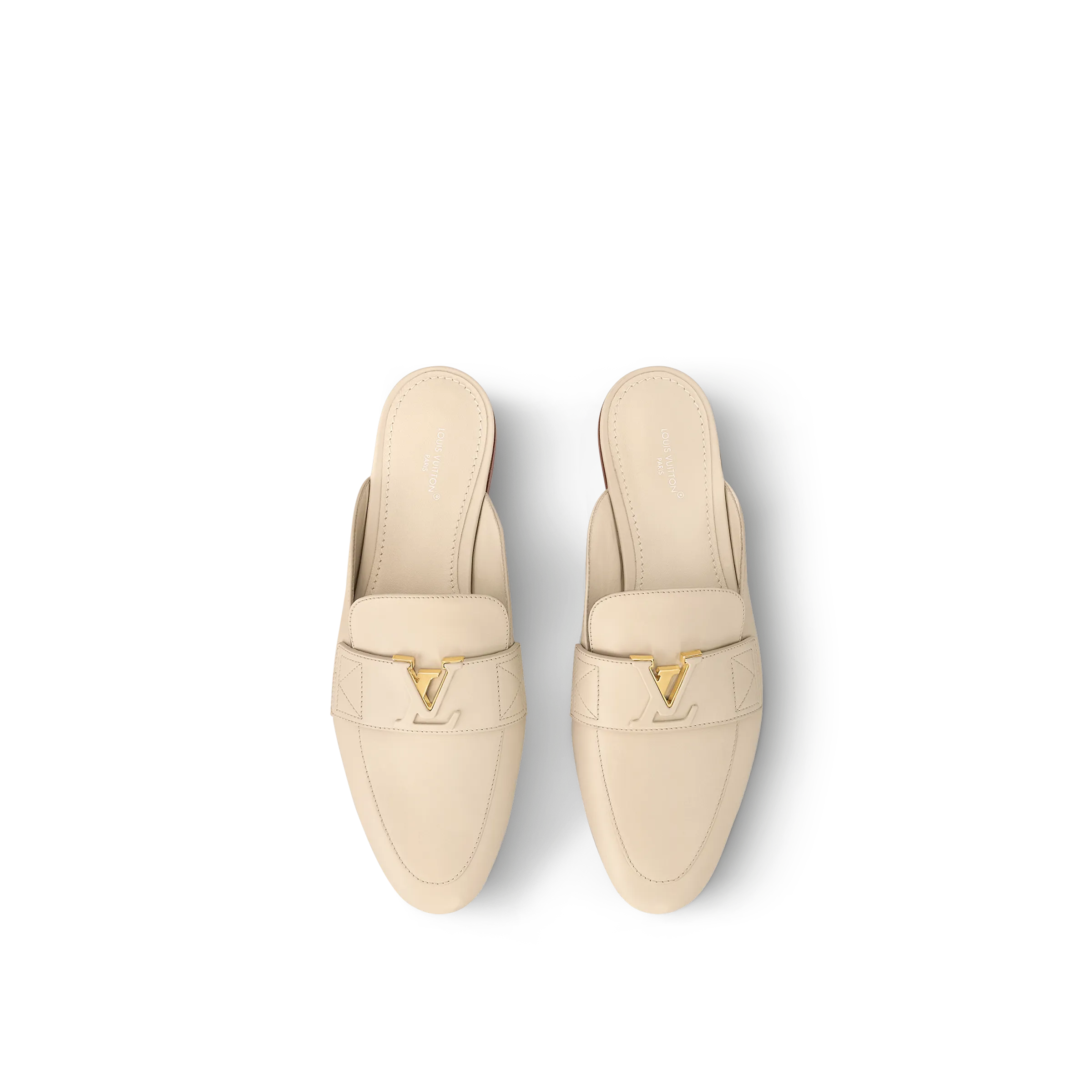 Dep Louis Vuitton LV Capri Open Back Loafers 'Cream' 1ACH6I