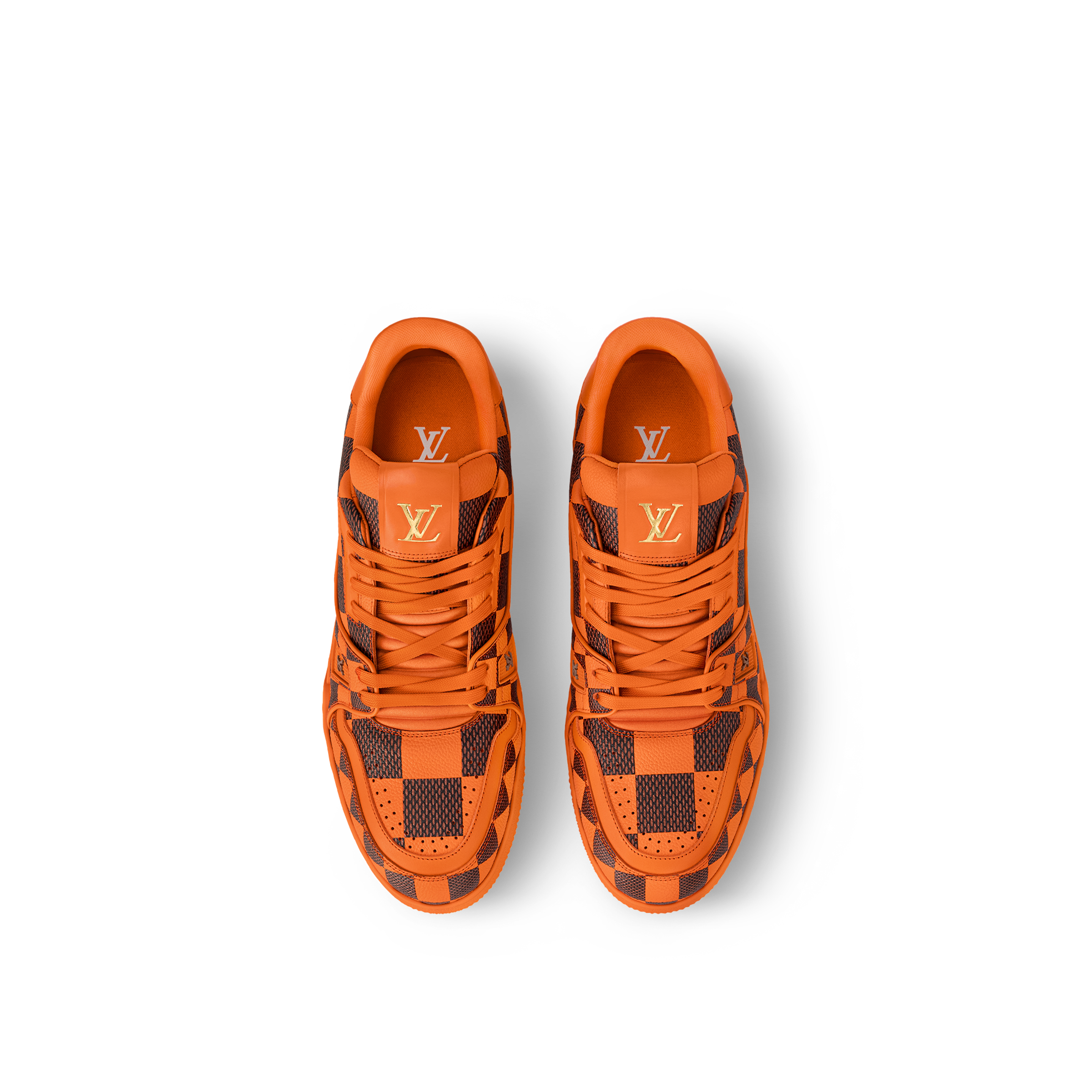 Giay Louis Vuitton LV Trainers 'Orange' 1ACNKF