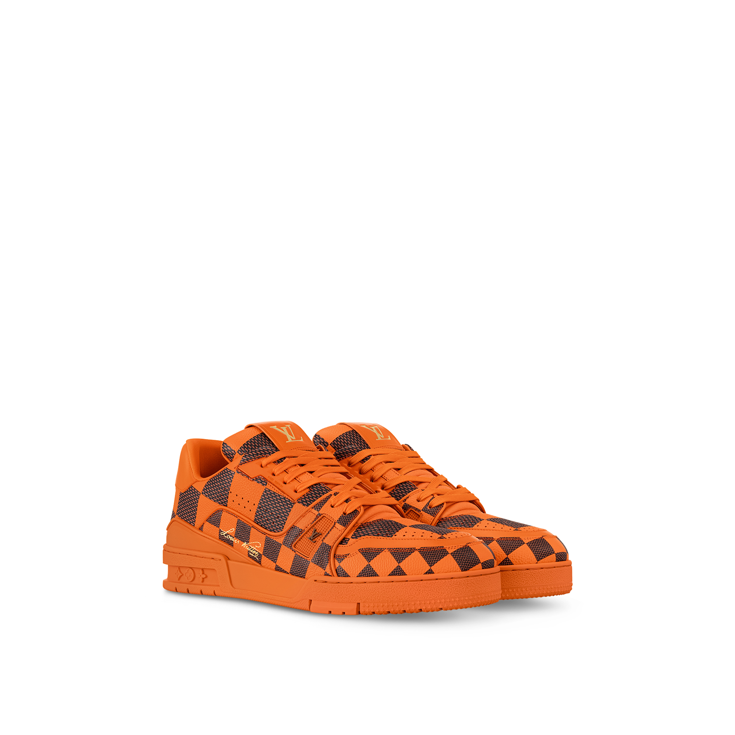 Giay Louis Vuitton LV Trainers 'Orange' 1ACNKF