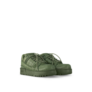 Giay Louis Vuitton LV Maxi Trainers 'Khaki Green' 1ACNLK