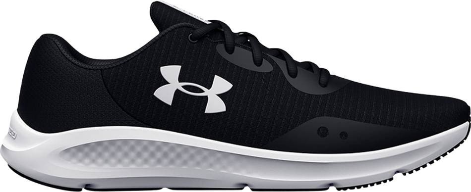 Giay Under Armour Charged Pursuit 3 Tech 'Black White' 3025424‑001