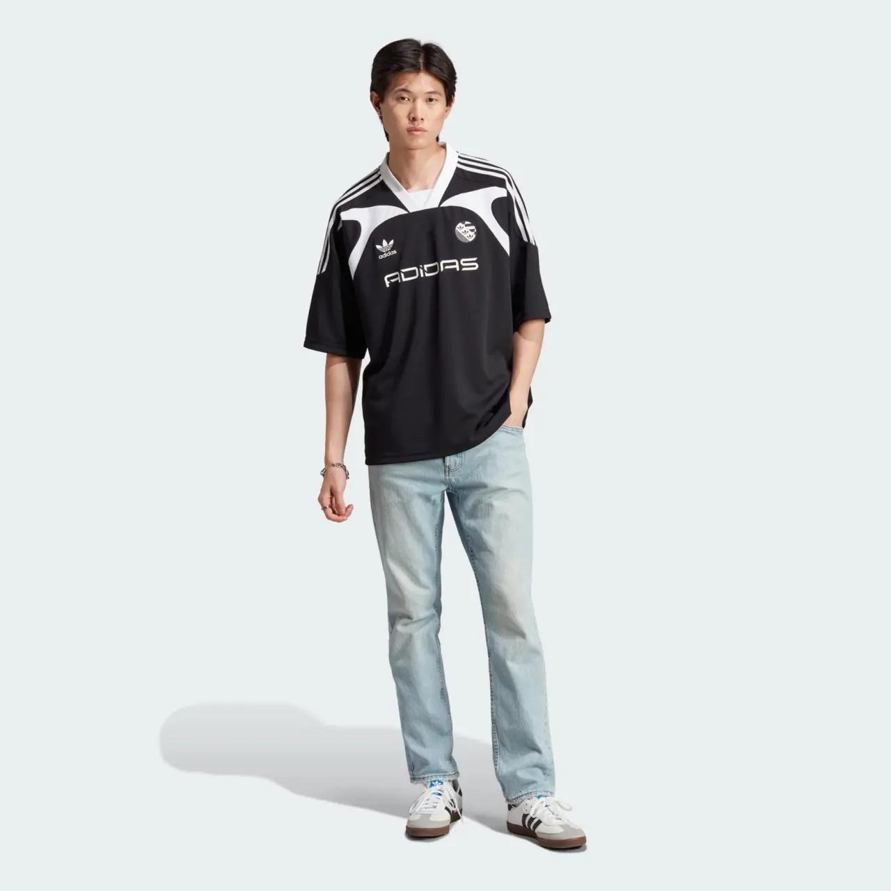 Ao Adidas Jersey T-shirt 'Black' IW3635